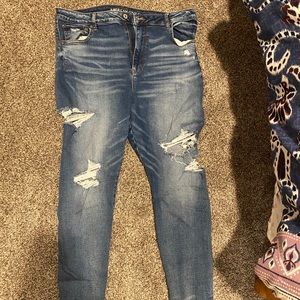 American eagle super high rise jegging